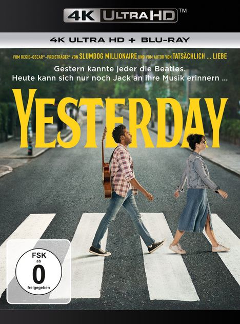 Yesterday (Ultra HD Blu-ray &amp; Blu-ray), 1 Ultra HD Blu-ray und 1 Blu-ray Disc