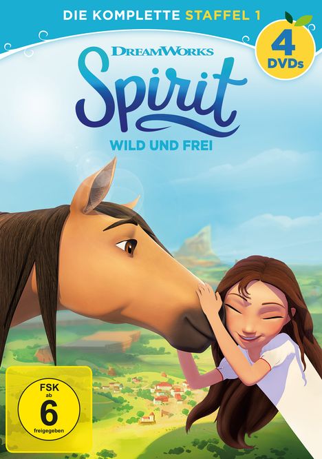 Spirit - Wild und Frei - Die komplette Staffel 1, 4 DVDs