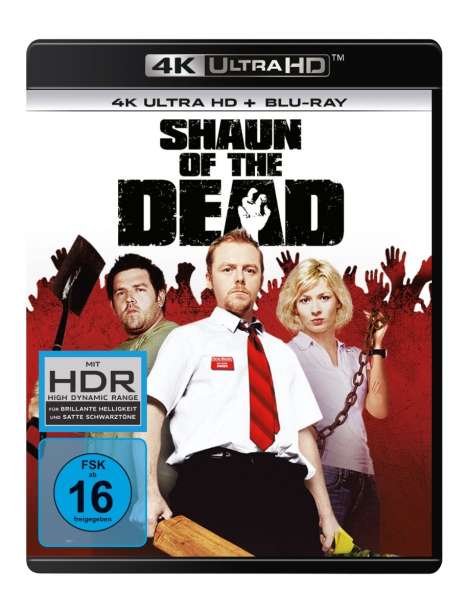 Shaun of the Dead (Ultra HD Blu-ray &amp; Blu-ray), 1 Ultra HD Blu-ray und 1 Blu-ray Disc