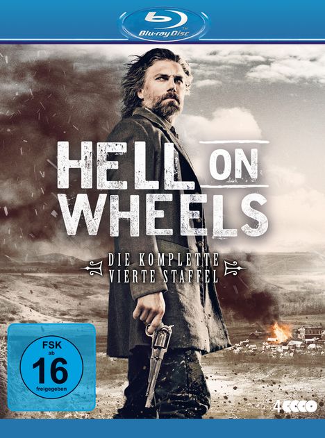Hell on Wheels Staffel 4 (Blu-ray), 4 Blu-ray Discs