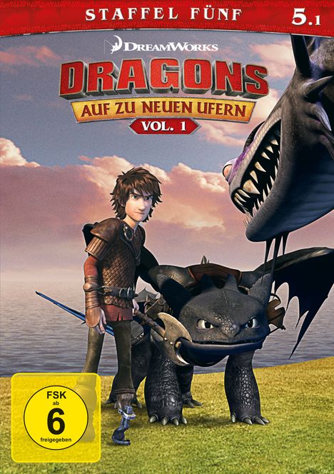 Dragons - Auf zu neuen Ufern Staffel 5 Vol. 1, DVD