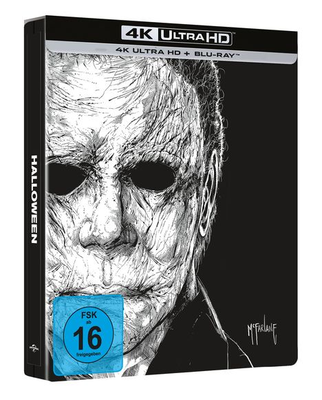 Halloween (2018) (Ultra HD Blu-ray &amp; Blu-ray im Steelbook), 1 Ultra HD Blu-ray und 1 Blu-ray Disc