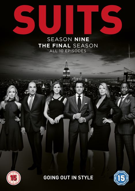 Suits Season 9 (UK Import), 3 DVDs