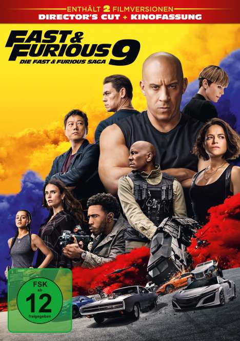 Fast &amp; Furious 9 - Die Fast &amp; Furious Saga, DVD
