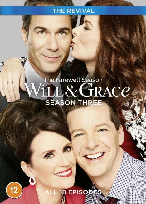 Will &amp; Grace (The Revival) Season 3 (UK Import), 3 DVDs