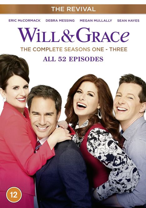 Will &amp; Grace (The Revival) Season 1-3 (UK Import), 6 DVDs