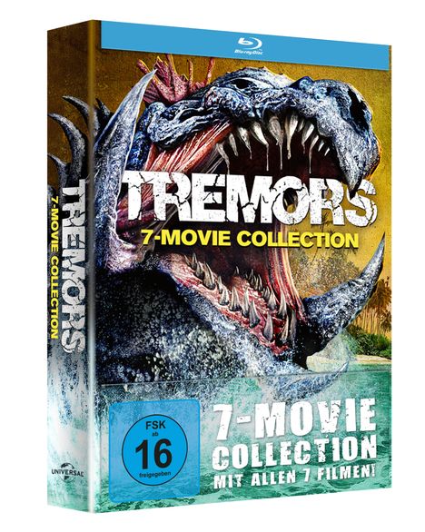 Tremors (7-Movie Collection) (Blu-ray im Digipak), 7 Blu-ray Discs