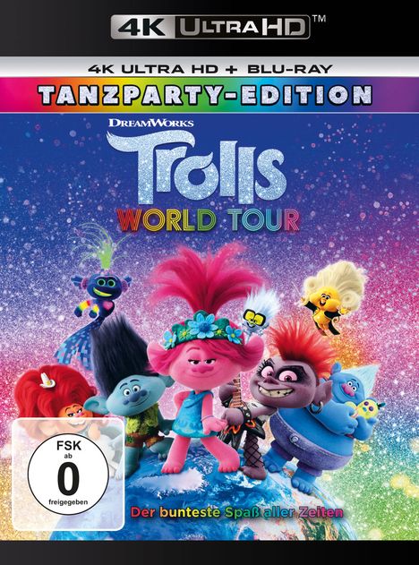 Trolls World Tour (Ultra HD Blu-ray &amp; Blu-ray), 1 Ultra HD Blu-ray und 1 Blu-ray Disc