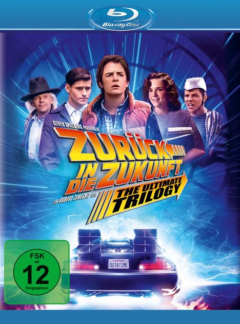 Zurück in die Zukunft I-III (Blu-ray), 4 Blu-ray Discs