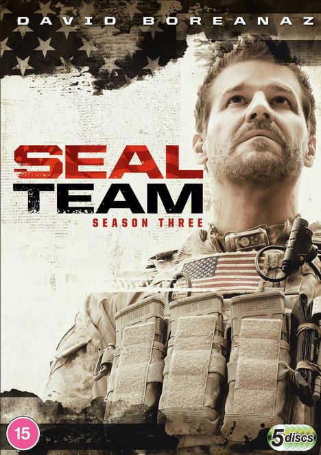SEAL Team Season 3 (UK Import), 5 DVDs