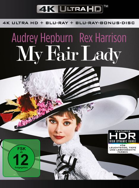 My Fair Lady (Ultra HD Blu-ray &amp; Blu-ray), 1 Ultra HD Blu-ray und 2 Blu-ray Discs