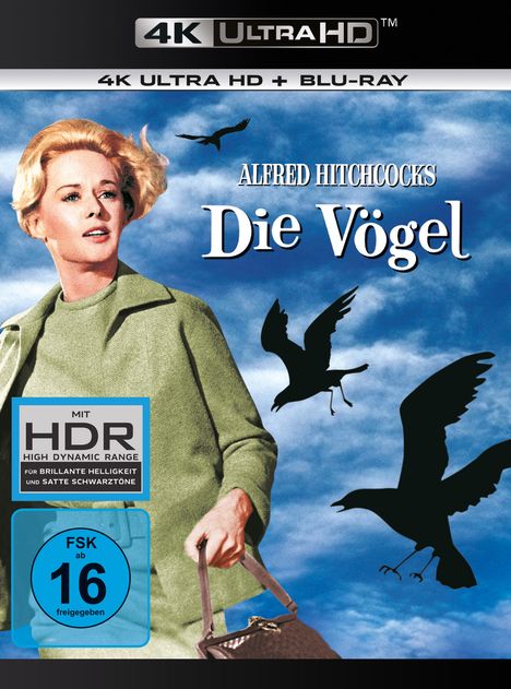 Die Vögel (Ultra HD Blu-ray &amp; Blu-ray), 1 Ultra HD Blu-ray und 1 Blu-ray Disc