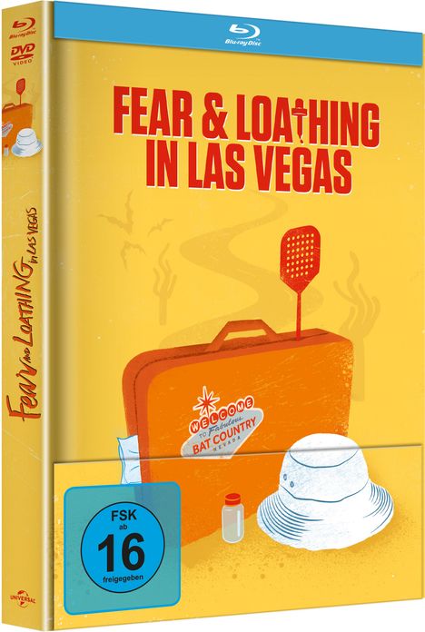 Fear and Loathing in Las Vegas (Blu-ray &amp; DVD im Mediabook), 1 Blu-ray Disc und 1 DVD