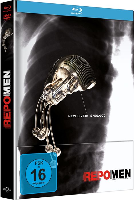 Repo Men (Blu-ray &amp; DVD im Mediabbook), 1 Blu-ray Disc und 1 DVD