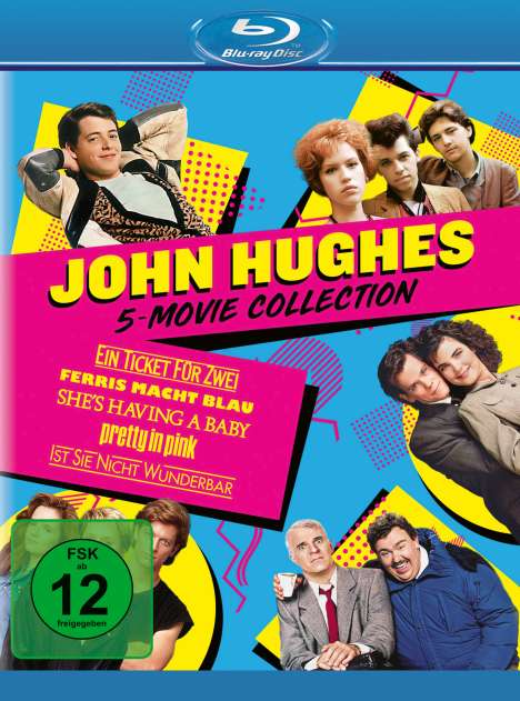 John Hughes 5-Movie-Collection (Blu-ray), 5 Blu-ray Discs