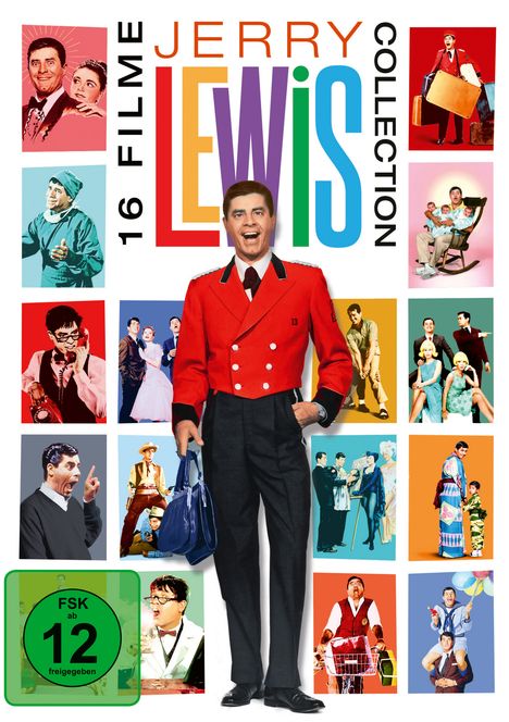 Jerry Lewis 16-Film-Collection, 16 DVDs