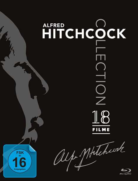 Alfred Hitchcock Collection (Blu-ray), 18 Blu-ray Discs
