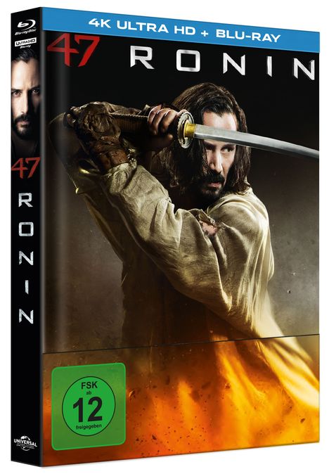 47 Ronin (Ultra HD Blu-ray &amp; Blu-ray im Mediabook), 1 Ultra HD Blu-ray und 1 Blu-ray Disc