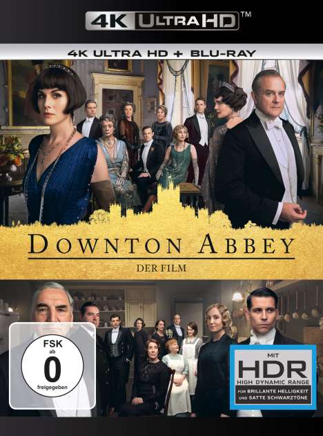 Downton Abbey - Der Film (Ultra HD Blu-ray &amp; Blu-ray), 1 Ultra HD Blu-ray und 1 Blu-ray Disc