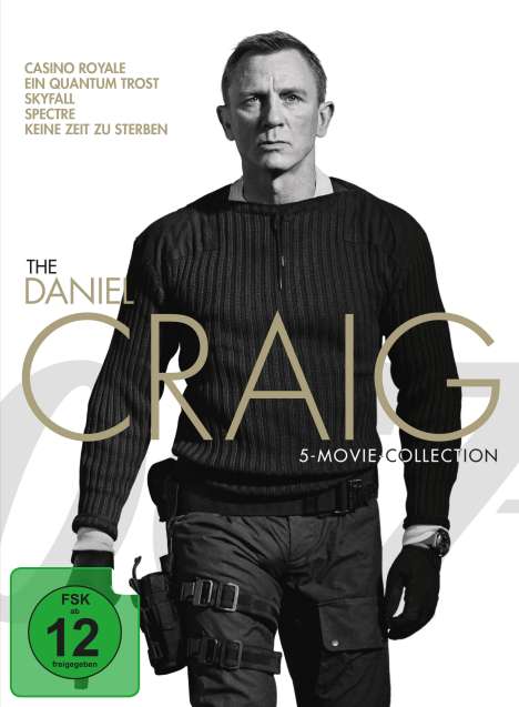 Daniel Craig 5-Movie-Collection, 5 DVDs