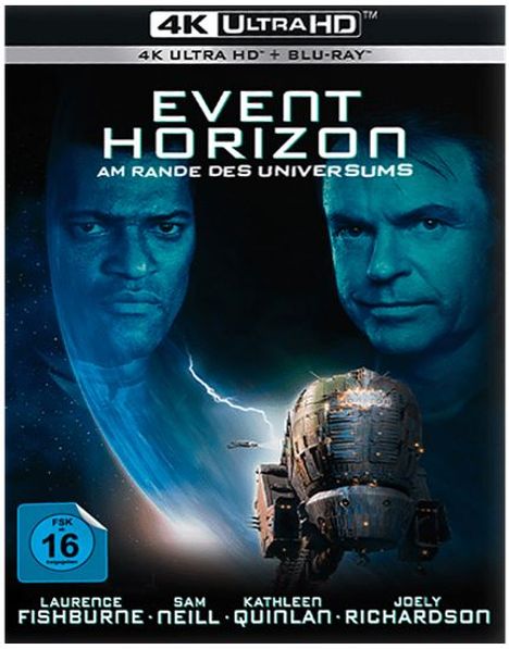 Event Horizon (Limited Collector's Edition) (Ultra HD Blu-ray &amp; Blu-ray im Steelbook), 1 Ultra HD Blu-ray und 1 Blu-ray Disc