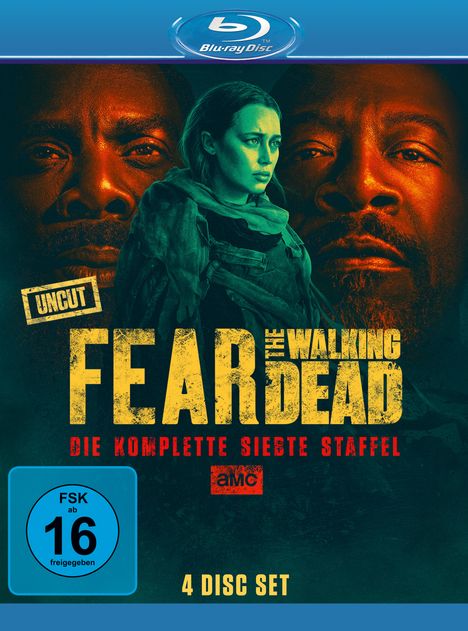 Fear the Walking Dead Staffel 7 (Blu-ray), 4 Blu-ray Discs