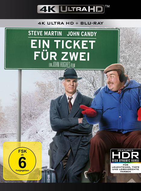 Ein Ticket für zwei (Ultra HD Blu-ray &amp; Blu-ray), 1 Ultra HD Blu-ray und 1 Blu-ray Disc