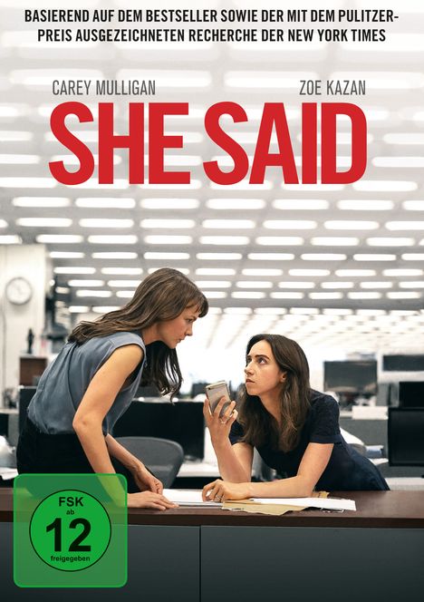 She Said, DVD