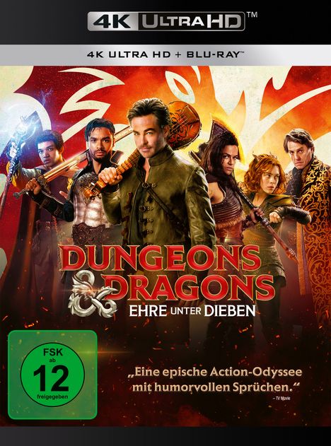 Dungeons &amp; Dragons: Ehre unter Dieben (Ultra HD Blu-ray &amp; Blu-ray), 1 Ultra HD Blu-ray und 1 Blu-ray Disc