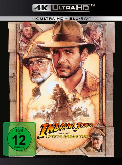 Indiana Jones und der letzte Kreuzzug (Ultra HD Blu-ray &amp; Blu-ray), 1 Ultra HD Blu-ray und 1 Blu-ray Disc