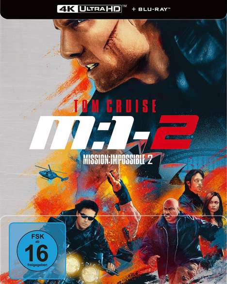 Mission: Impossible 2 (Ultra HD Blu-ray &amp; Blu-ray im Steelbook), 1 Ultra HD Blu-ray und 1 Blu-ray Disc