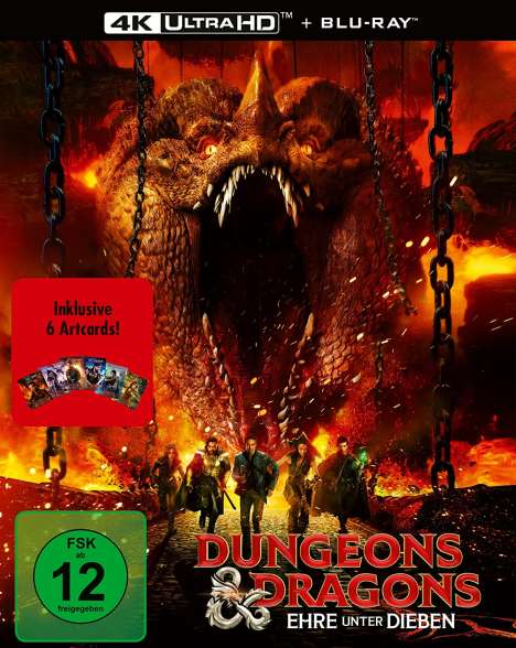 Dungeons &amp; Dragons: Ehre unter Dieben (Limited Edition) (Ultra HD Blu-ray &amp; Blu-ray), 1 Ultra HD Blu-ray und 1 Blu-ray Disc
