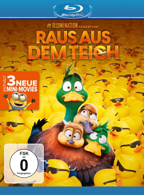 Raus aus dem Teich (Blu-ray), Blu-ray Disc