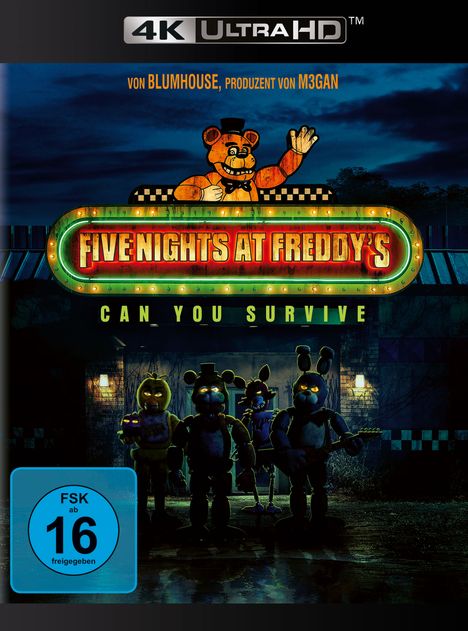 Five Nights at Freddy's (Ultra HD Blu-ray), Ultra HD Blu-ray