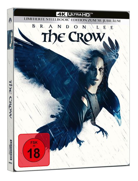 The Crow - Die Krähe (Ultra HD Blu-ray &amp; Blu-ray im Steelbook), 1 Ultra HD Blu-ray und 1 Blu-ray Disc