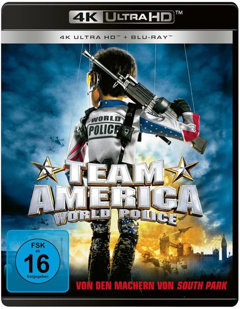 Team America: World Police (Ultra HD Blu-ray &amp; Blu-ray), 1 Ultra HD Blu-ray und 1 Blu-ray Disc