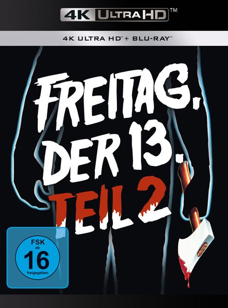 Freitag, der 13. Teil 2 (Ultra HD Blu-ray &amp; Blu-ray), 1 Ultra HD Blu-ray und 1 Blu-ray Disc