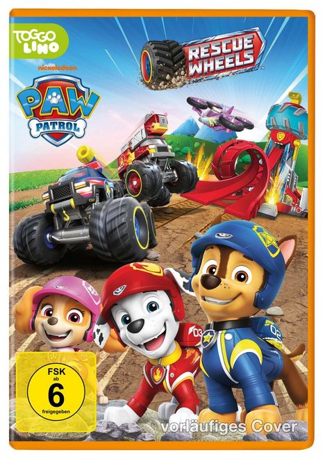 Paw Patrol: Rescue Wheels, DVD