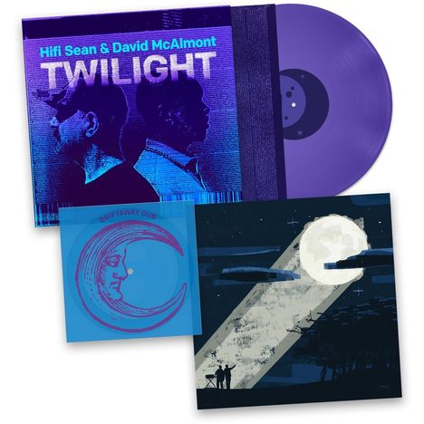 Hifi Sean &amp; David McAlmont: Twilight (Ltd. Transp. Purple Vinyl + Blue 7"+ArtPrint), 2 LPs