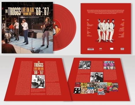The Troggs: Live On Air Volume One '66 - '67 (180g) (Limited Numbered Edition) (Red Vinyl), LP