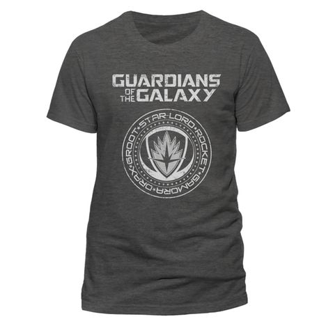 Guardians Of The Galaxy Vol 2: Crest (T-Shirt,Grau,Größe S), T-Shirt