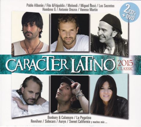 Caracter Latino 2015, 2 CDs und 1 DVD