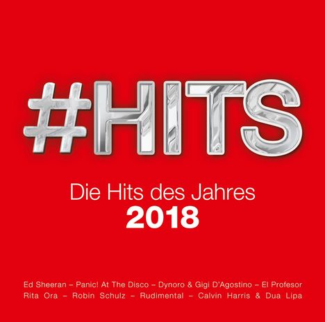 #Hits 2018 - Die Hits des Jahres, 2 CDs
