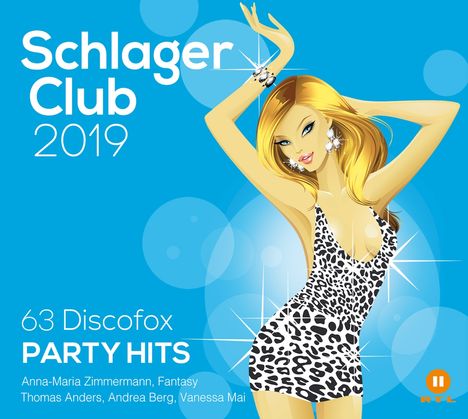 Schlager Club 2019 (63 Discofox Party Hits - Best Of), 3 CDs