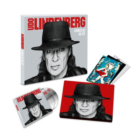 Udo Lindenberg: Stärker als die Zeit (Deluxe Box-Set), 1 CD, 1 DVD und 1 Merchandise