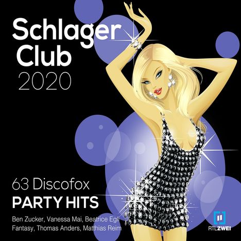 Schlager Club 2020 (63 Discofox Party Hits), 3 CDs