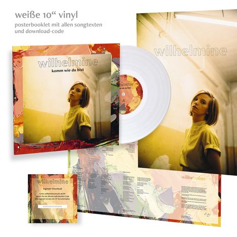 Wilhelmine: Komm wie du bist (EP) (Limited Edition) (White Vinyl), Single 10"
