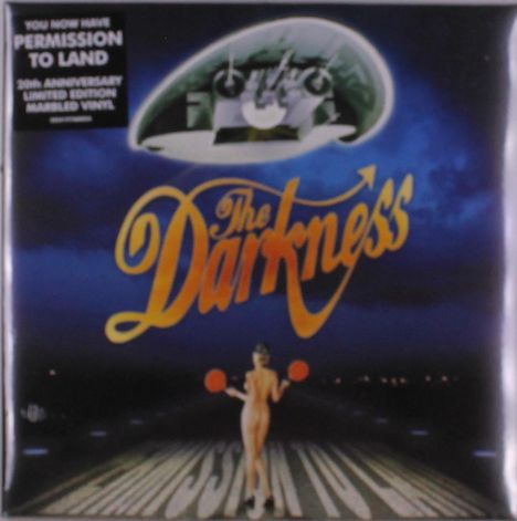 The Darkness (Rock/GB): Permission To Land (20th Anniversary) (Limited Edition) (Marbled Vinyl), LP