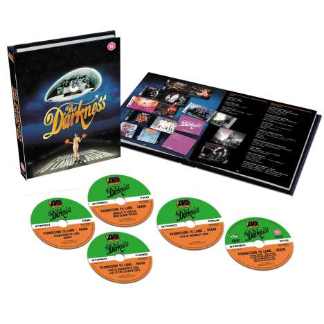 The Darkness (Rock/GB): Permission To Land… AGAIN (20th Anniversary), 4 CDs und 1 DVD