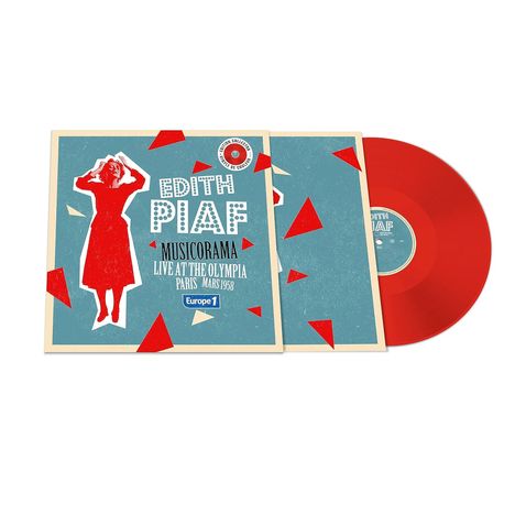 Edith Piaf (1915-1963): Musicorama - Live At The Olympia Paris (Mars 1958) - Europe 1 (Limited Edition) (Red Vinyl), LP